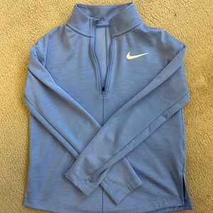 Nike Dri-FIT Blue Zip-Up Top